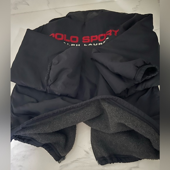 Boy’s Ralph Lauren Polo Sport black jacket with logo - Picture 7 of 8
